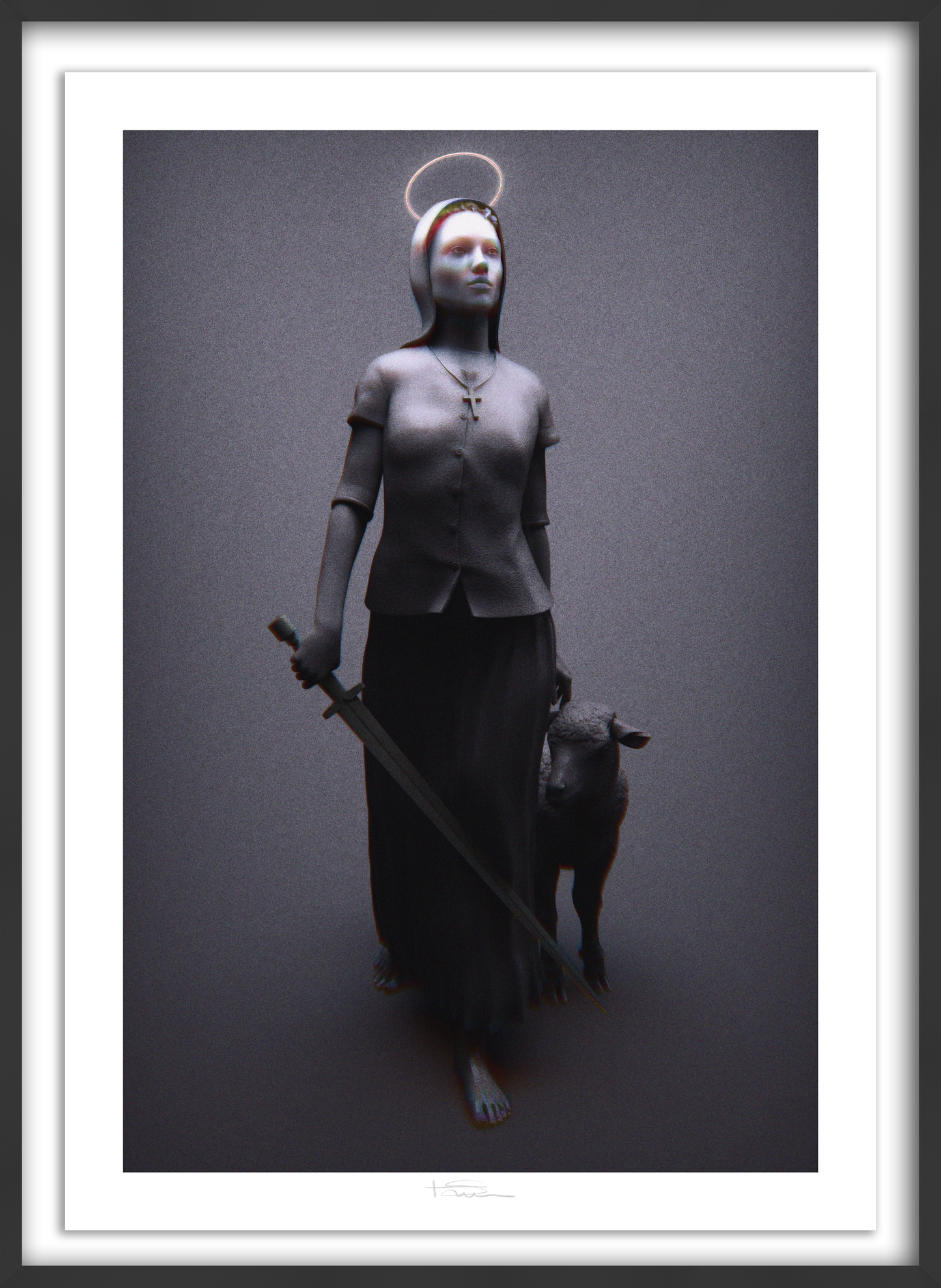 La Pucelle Carbon 40" x 28"