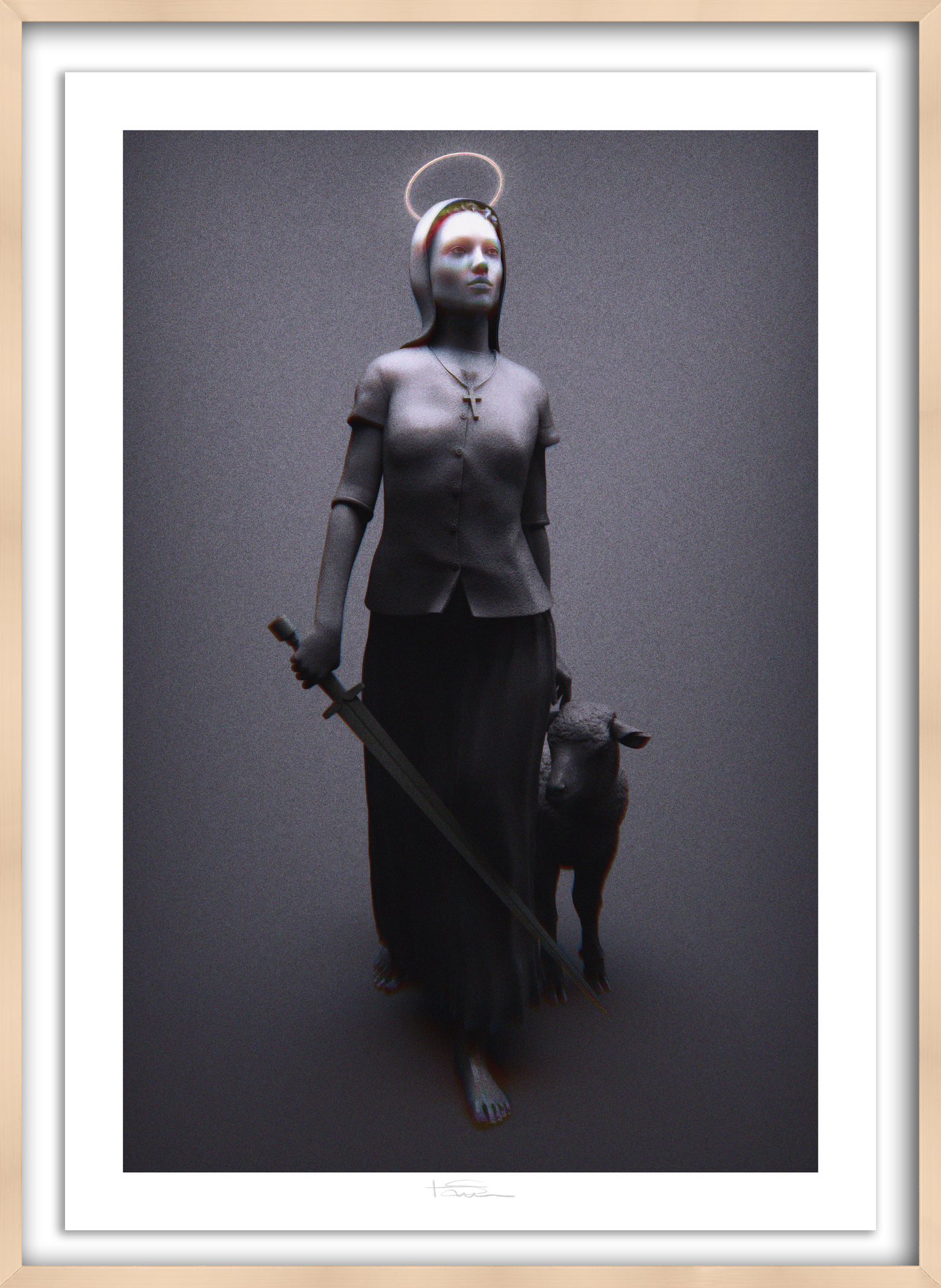 La Pucelle Carbon 40" x 28"