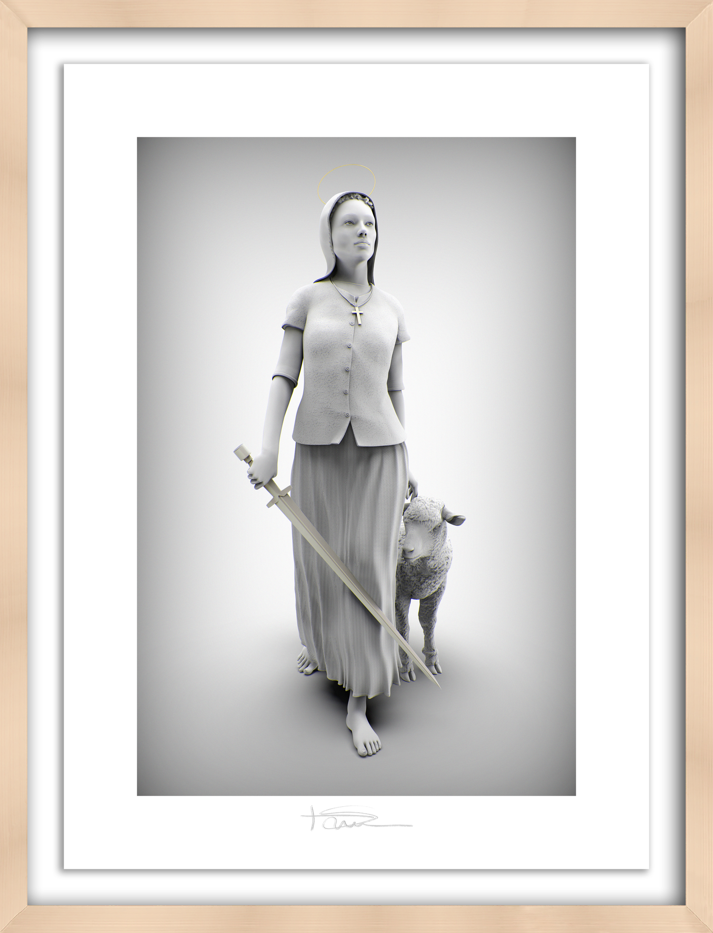 La Pucelle Graphite 22" x 16"