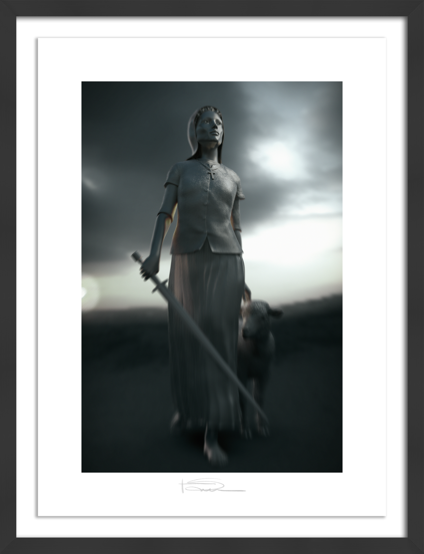 La Pucelle Silver 22" x 16"