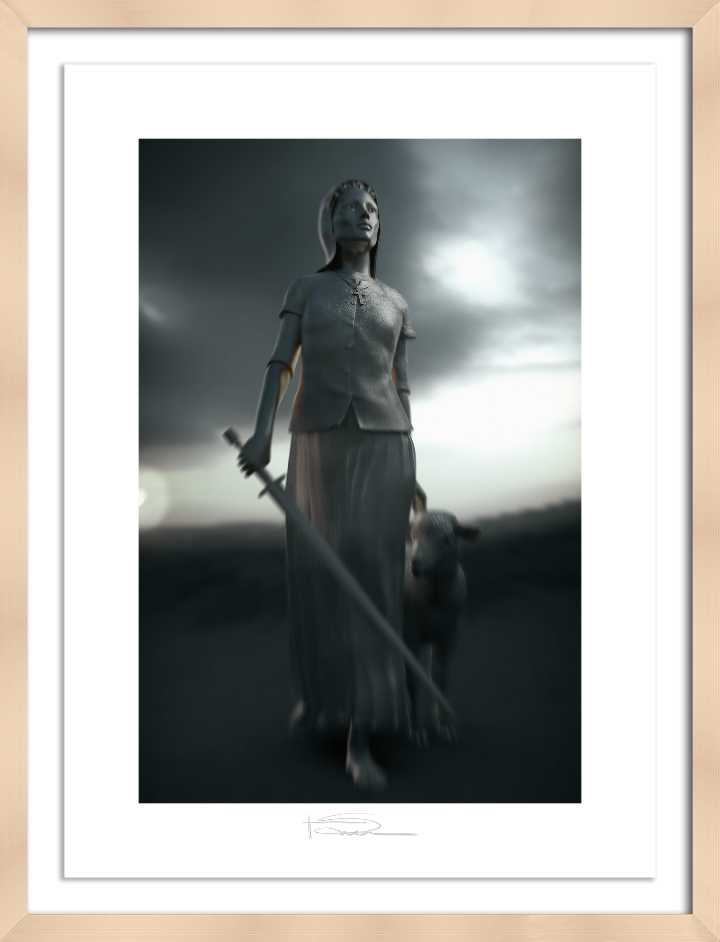 La Pucelle Silver 22" x 16"