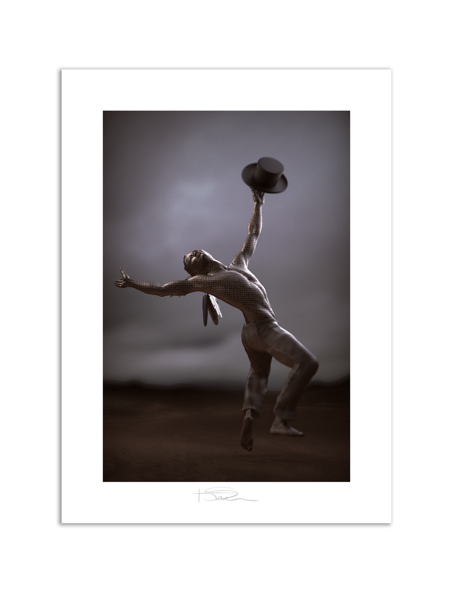 The Heyoka Silver 22" x 16"