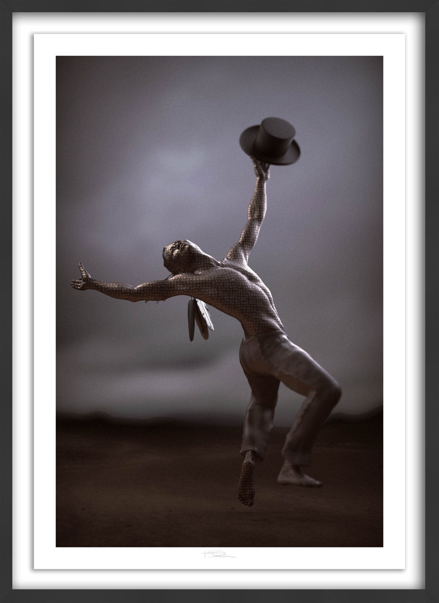 The Heyoka Silver 49" x 34"