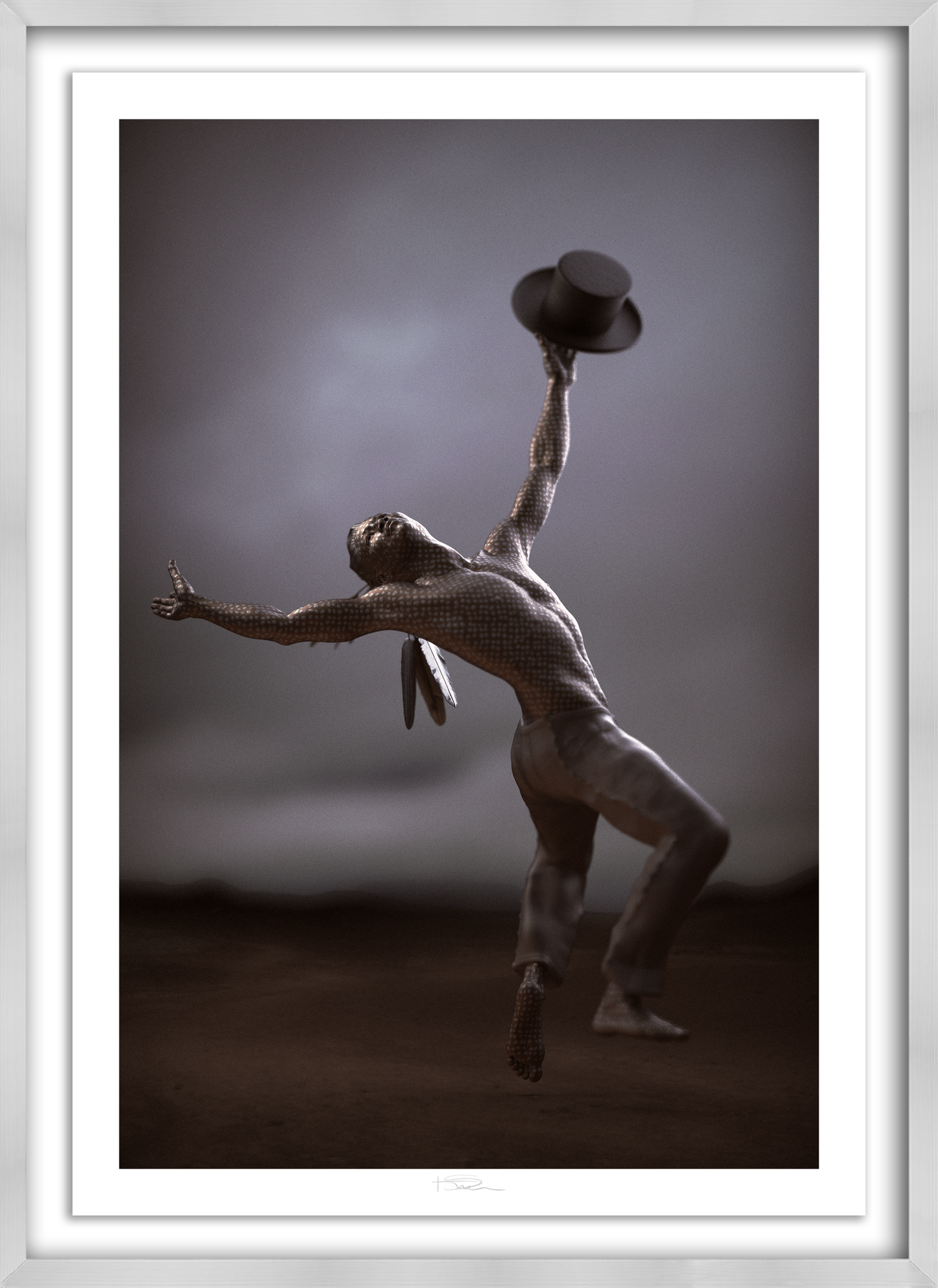 The Heyoka Silver 49" x 34"