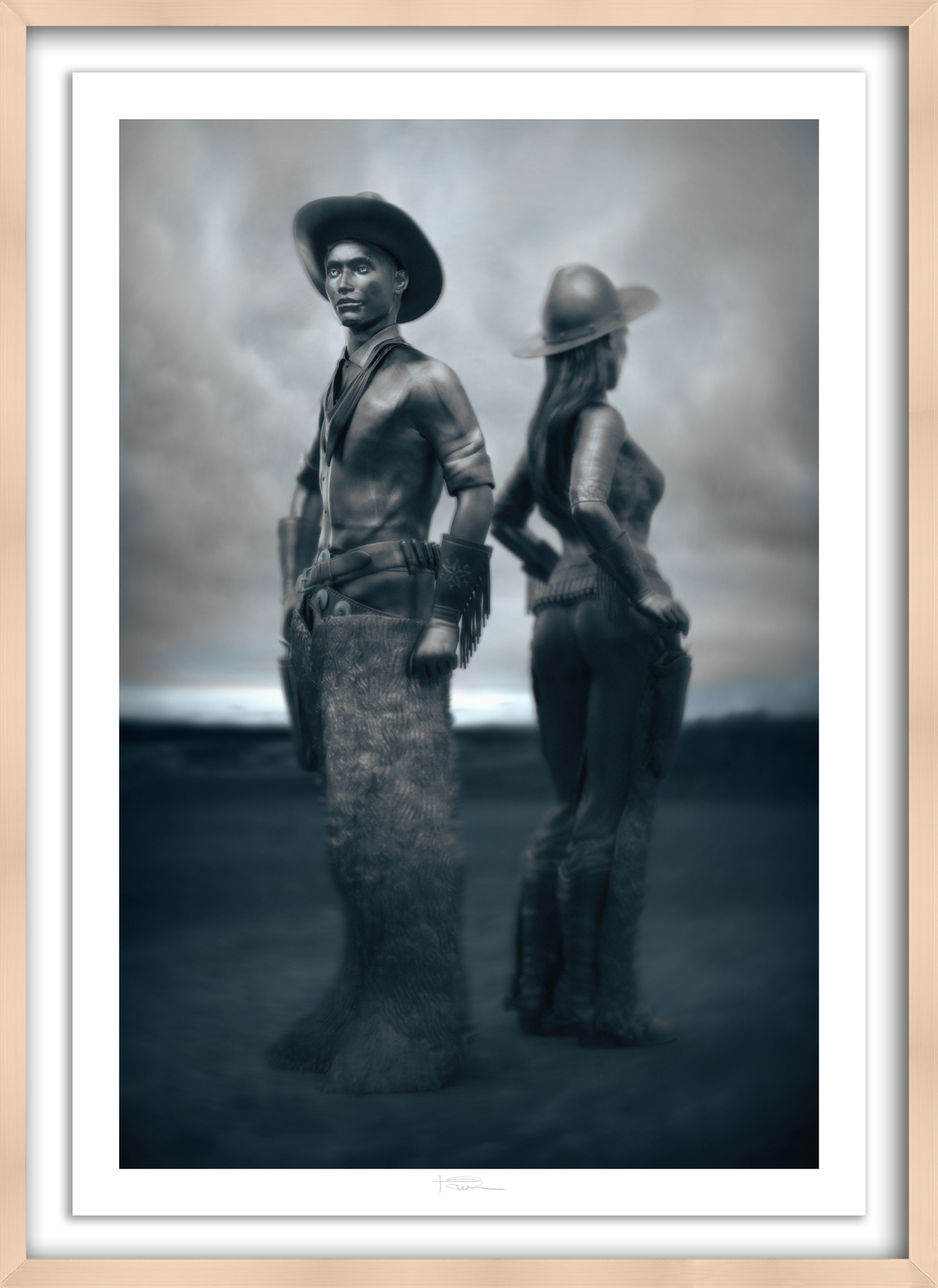 The Woolies Silver 49" x 34"