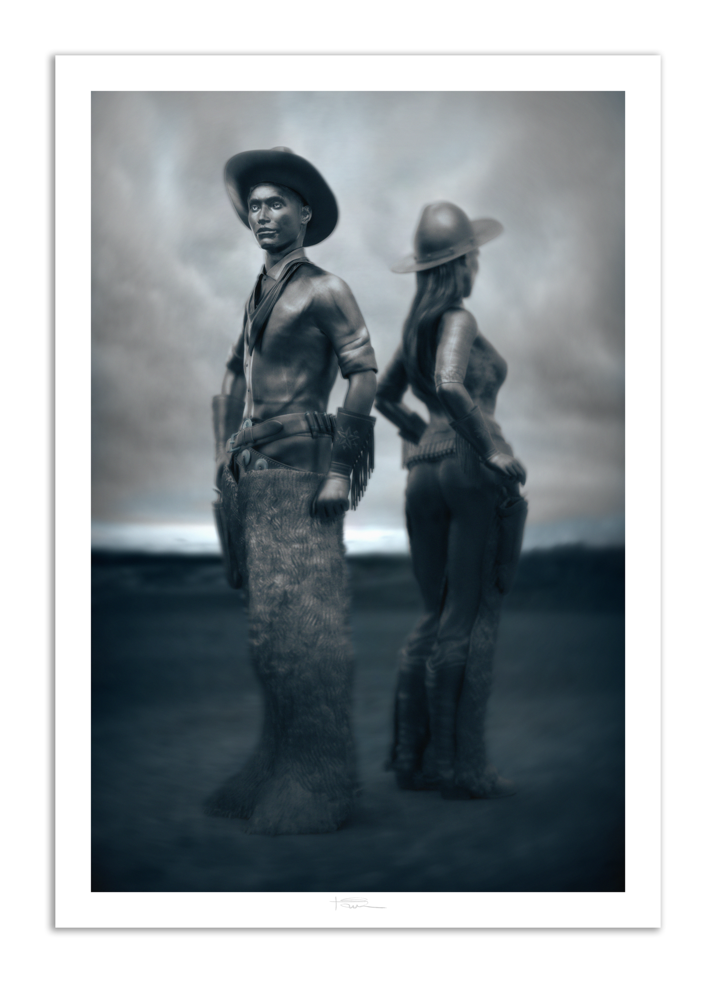 The Woolies Silver 49" x 34"