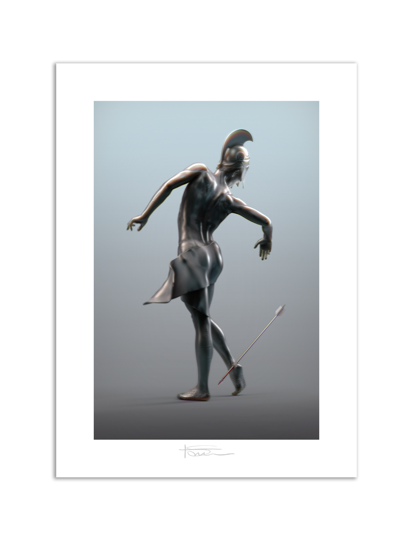 The Myrmidon Carbon 22" x 16"