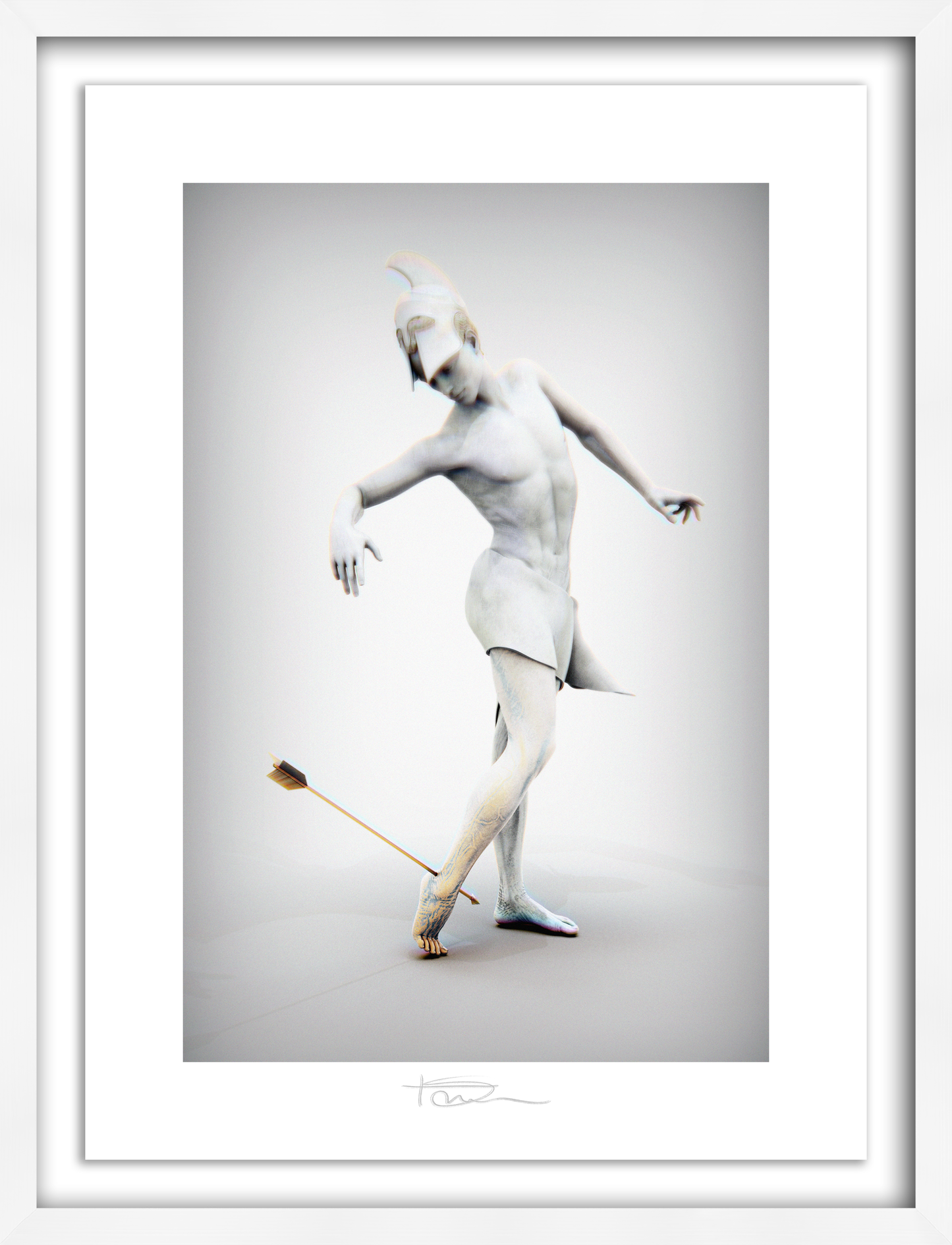 The Myrmidon Graphite 22" x 16"