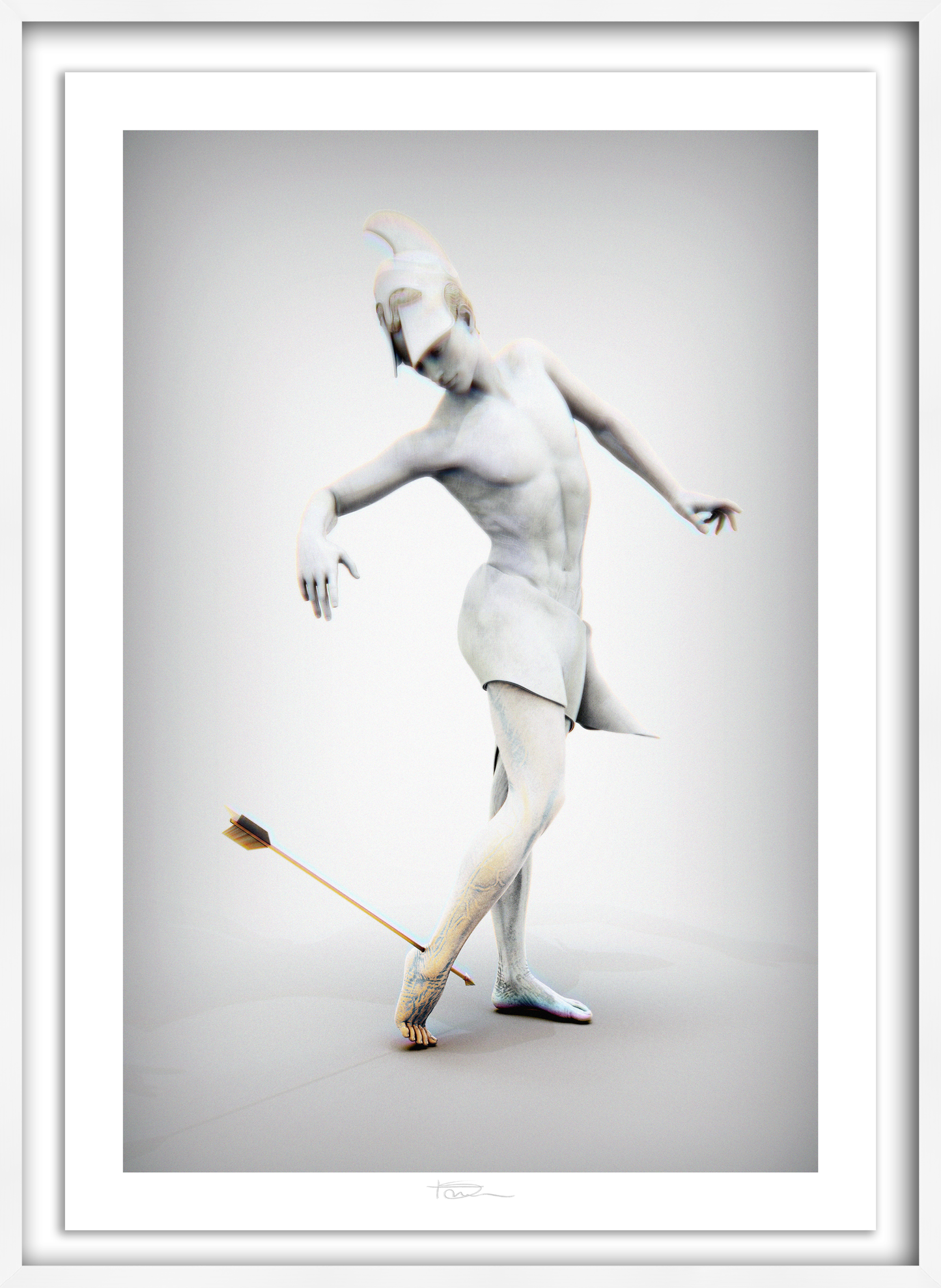 The Myrmidon Graphite 40" x 28"