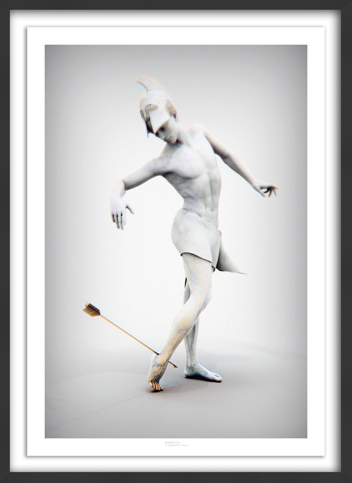 The Myrmidon Graphite 49" x 34"