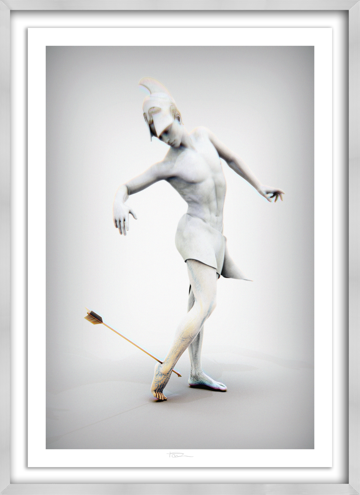 The Myrmidon Graphite 49" x 34"