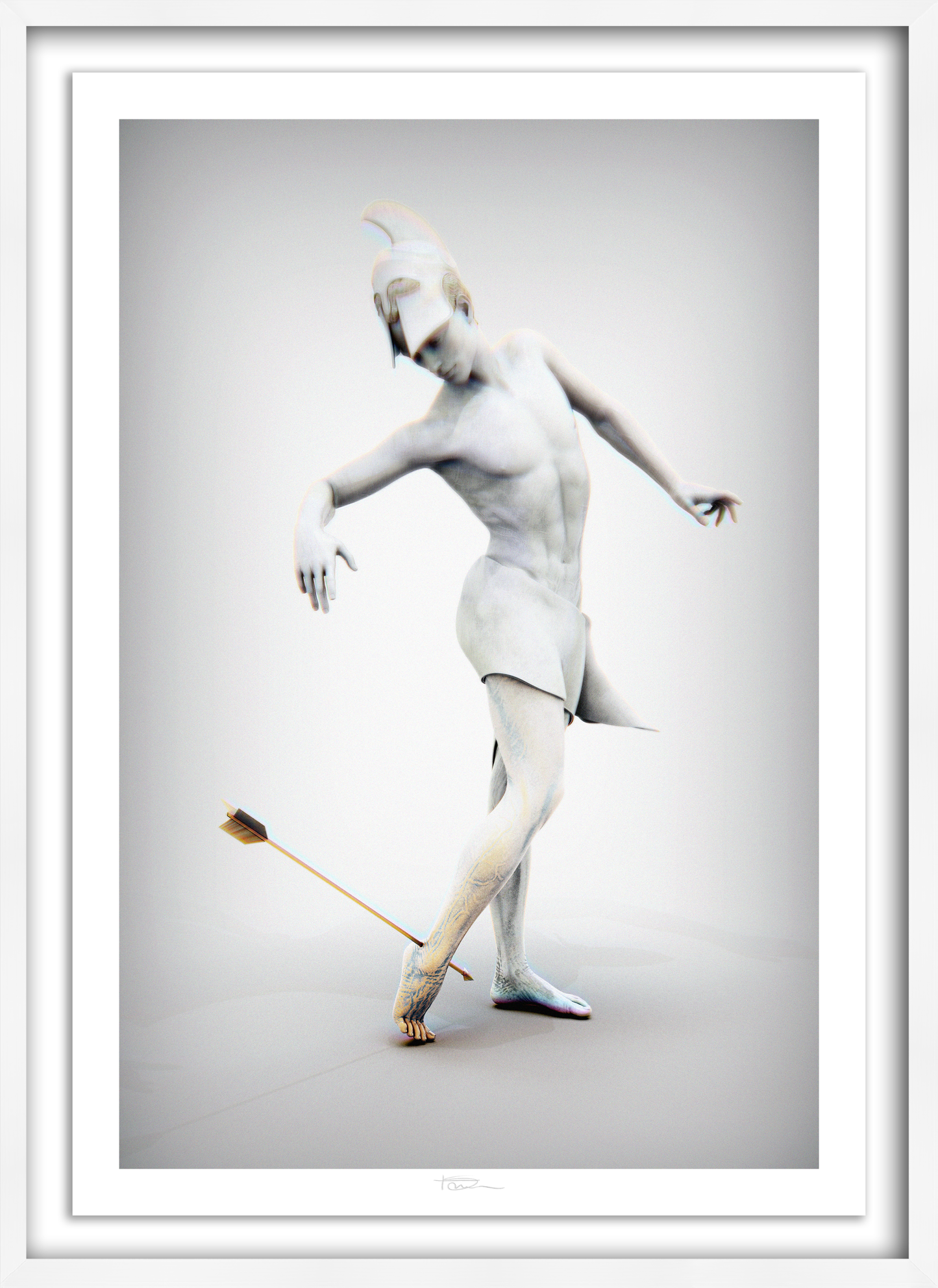 The Myrmidon Graphite 49" x 34"