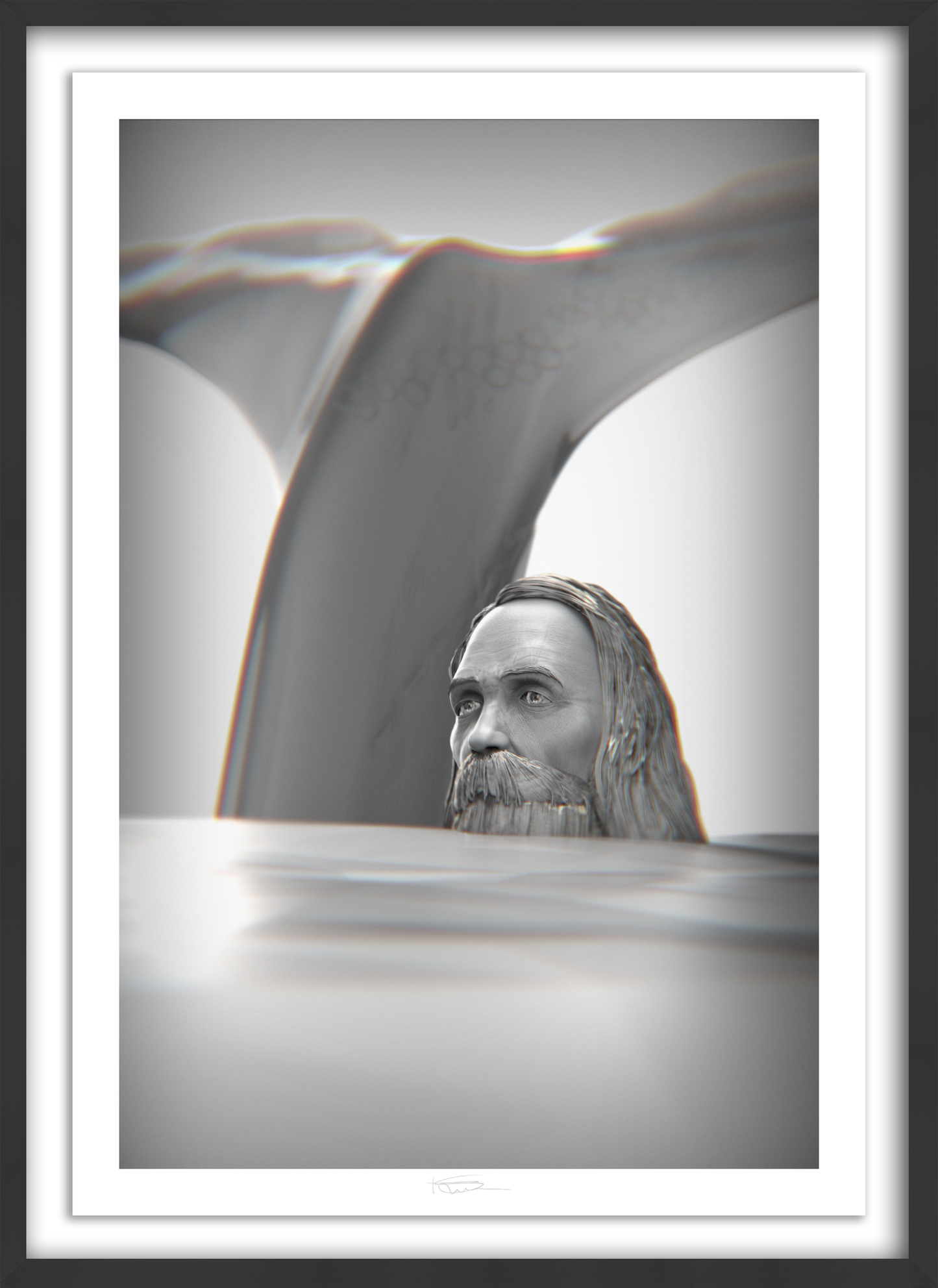 The Prophet Graphite 49" x 34"
