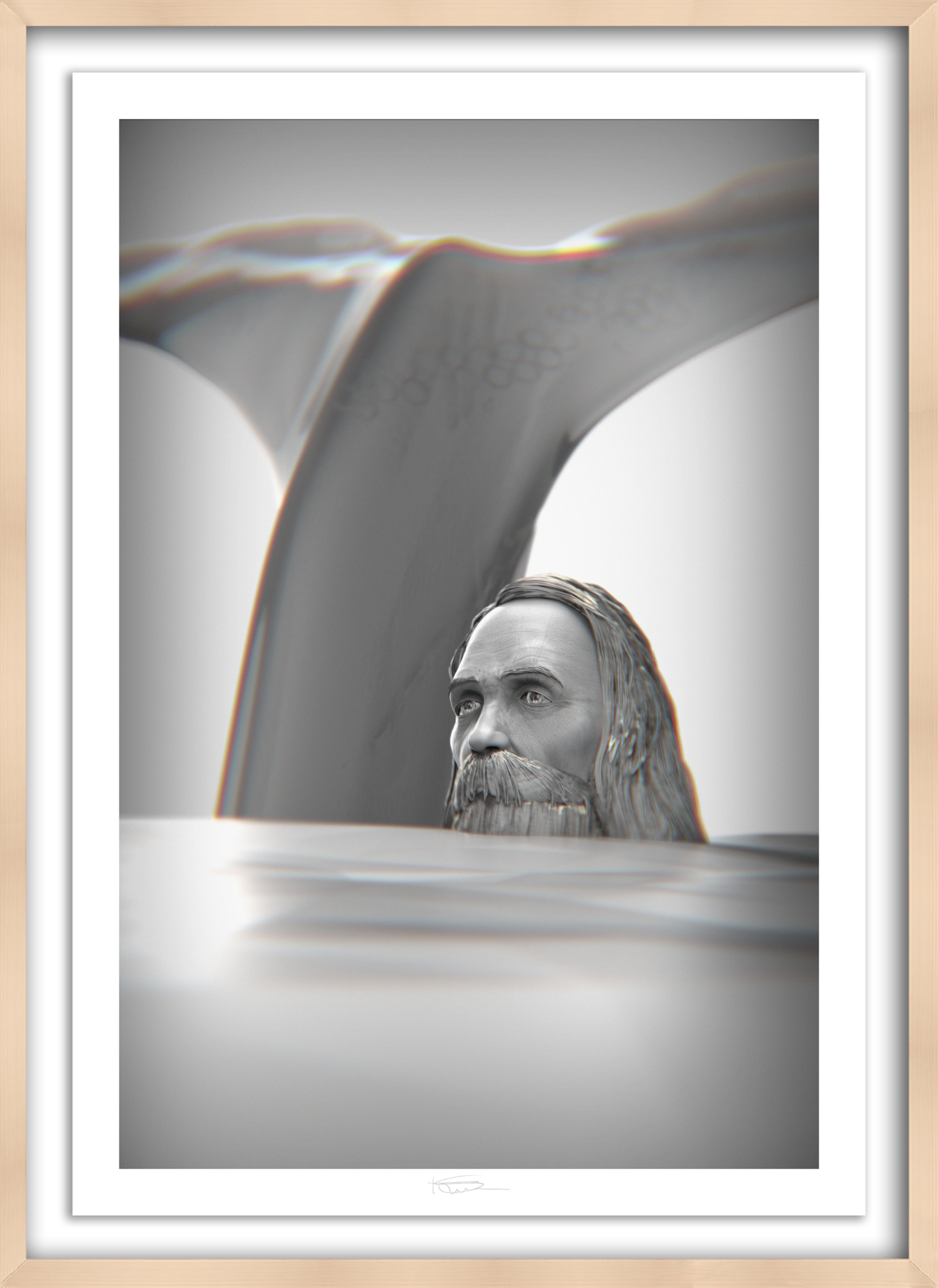 The Prophet Graphite 49" x 34"