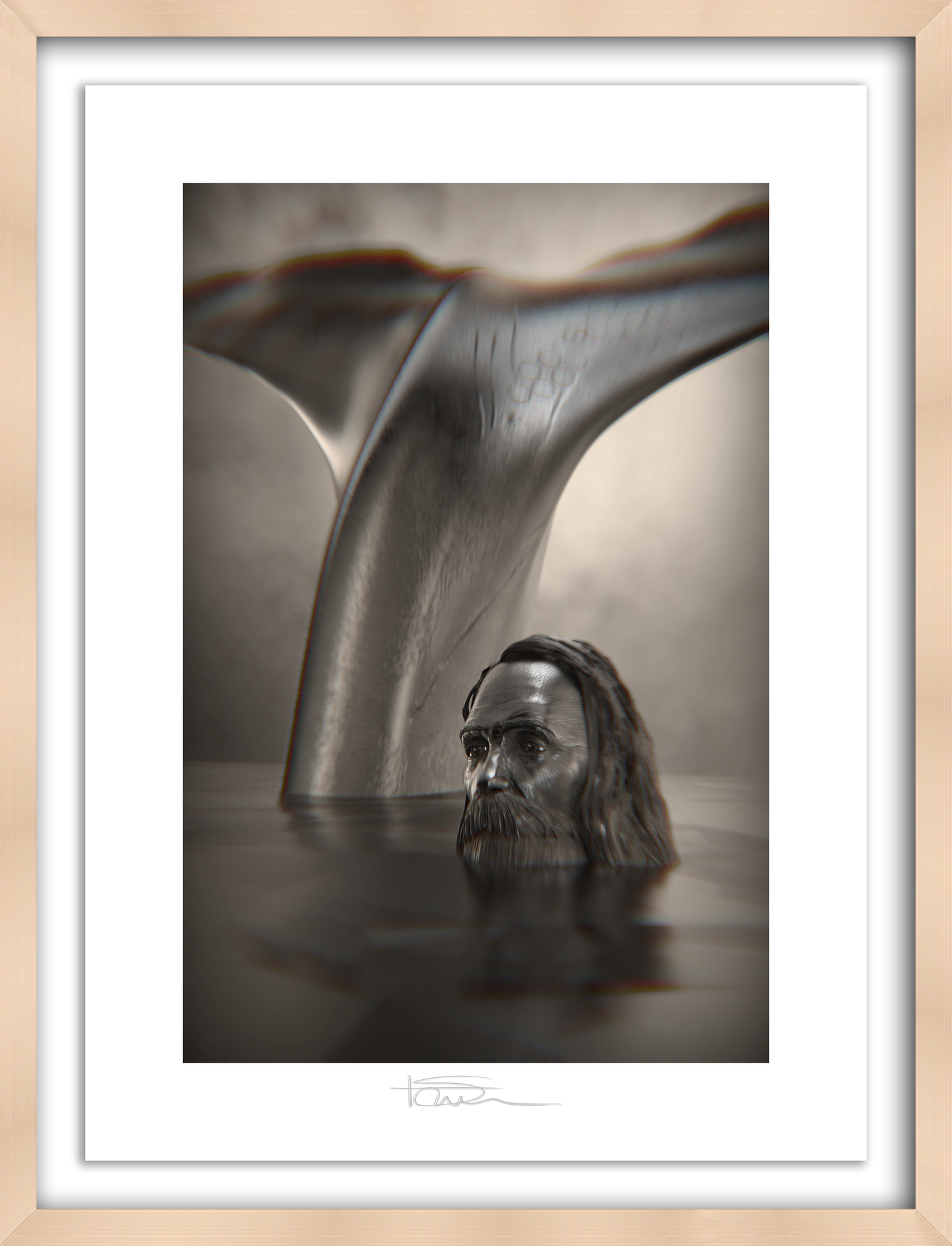 The Prophet Silver 22" x 16"
