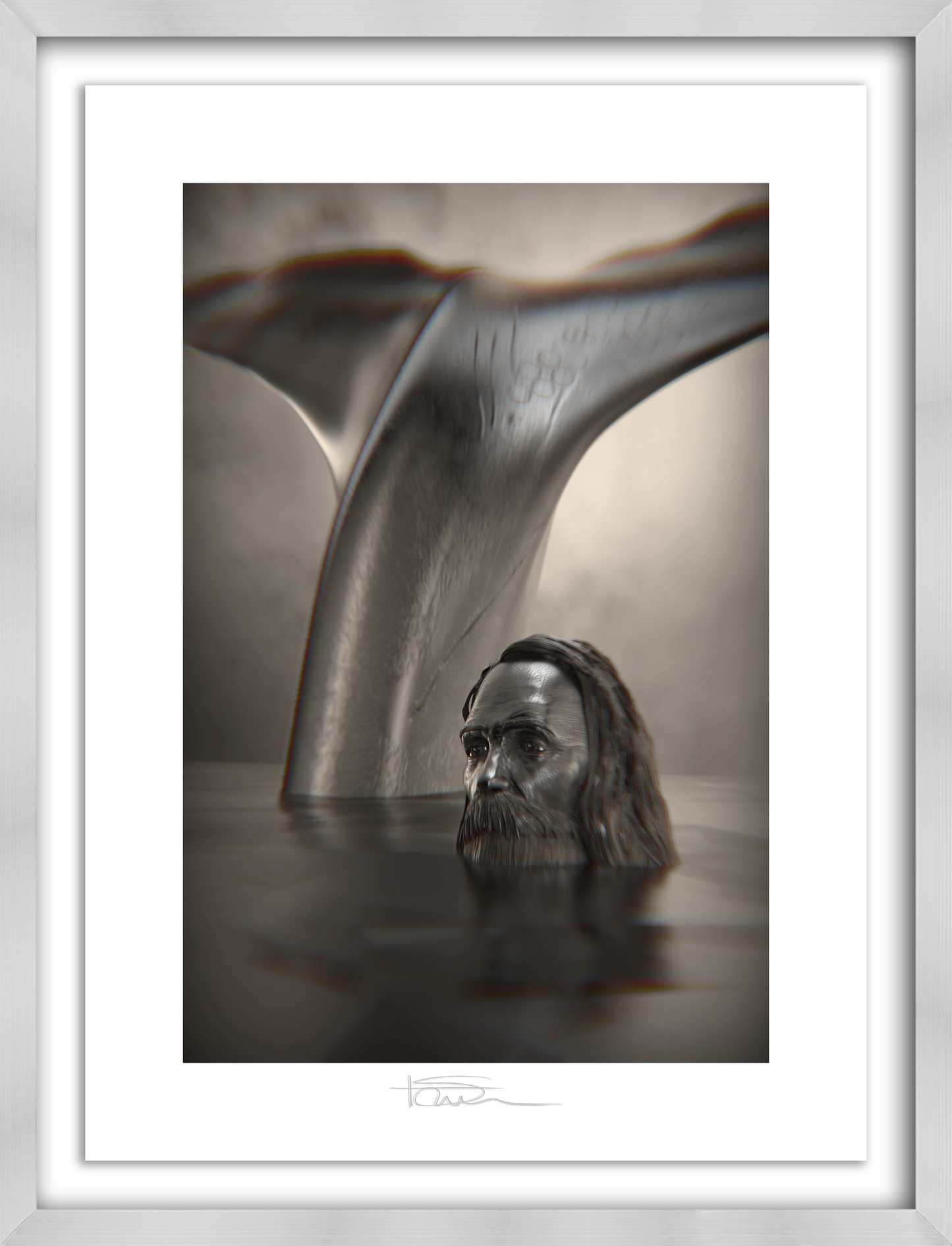 The Prophet Silver 22" x 16"