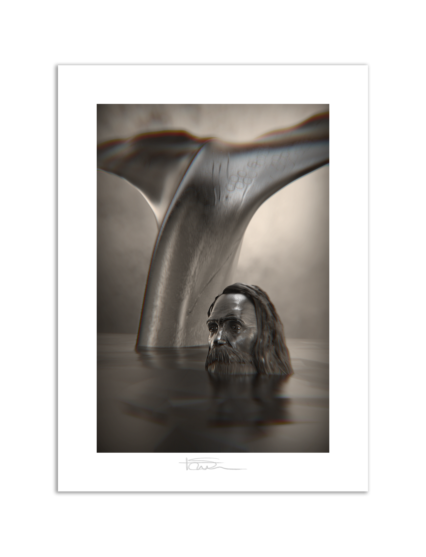 The Prophet Silver 22" x 16"