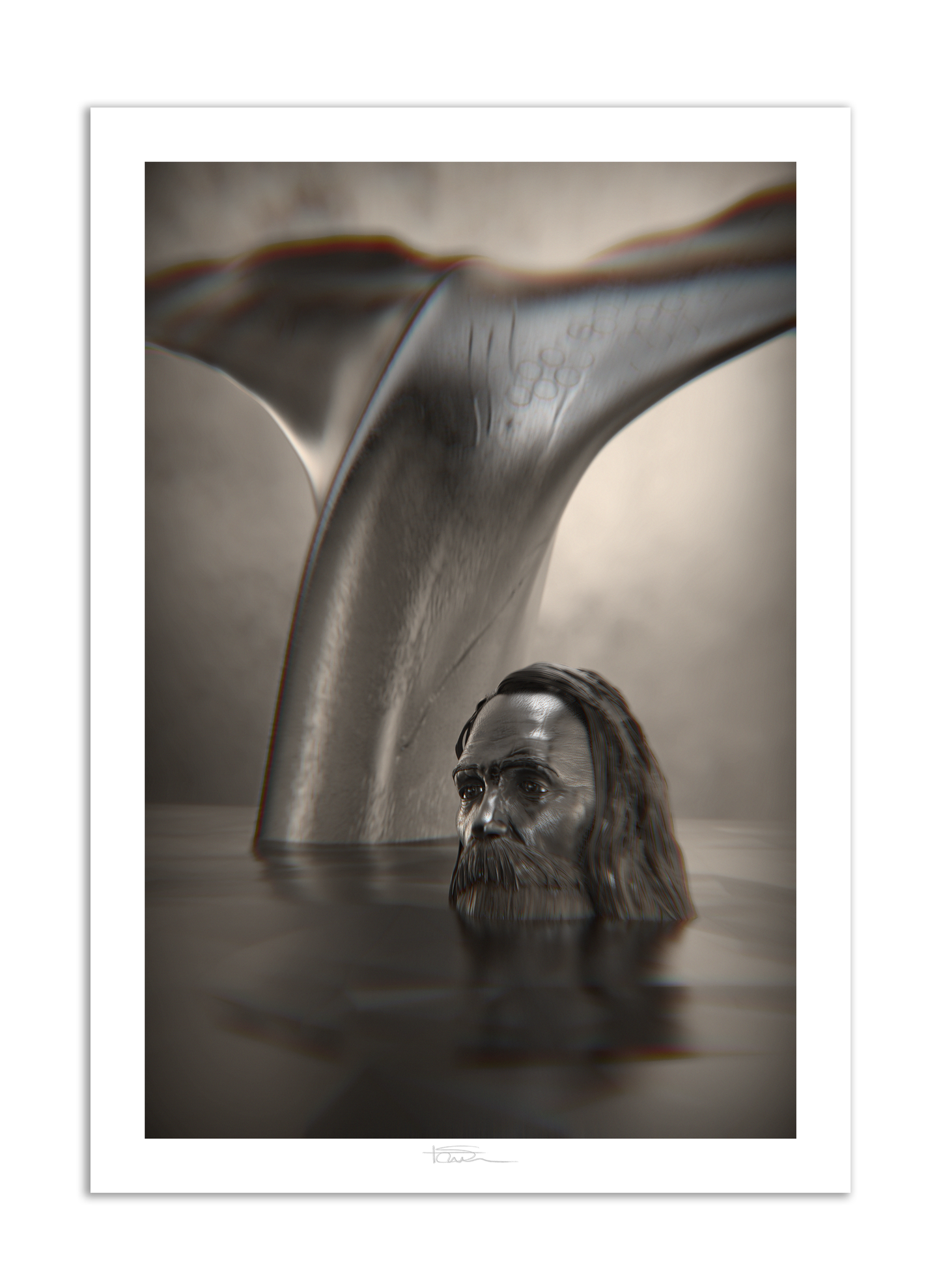 The Prophet Silver 40" x 28"