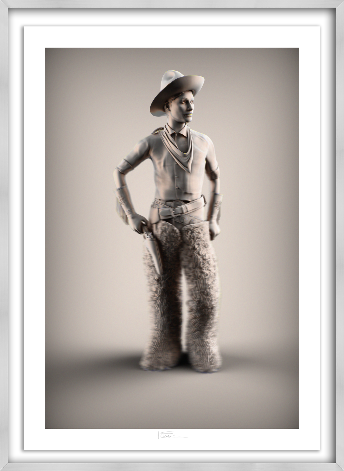 Wooly Boy Graphite 40" x 28"