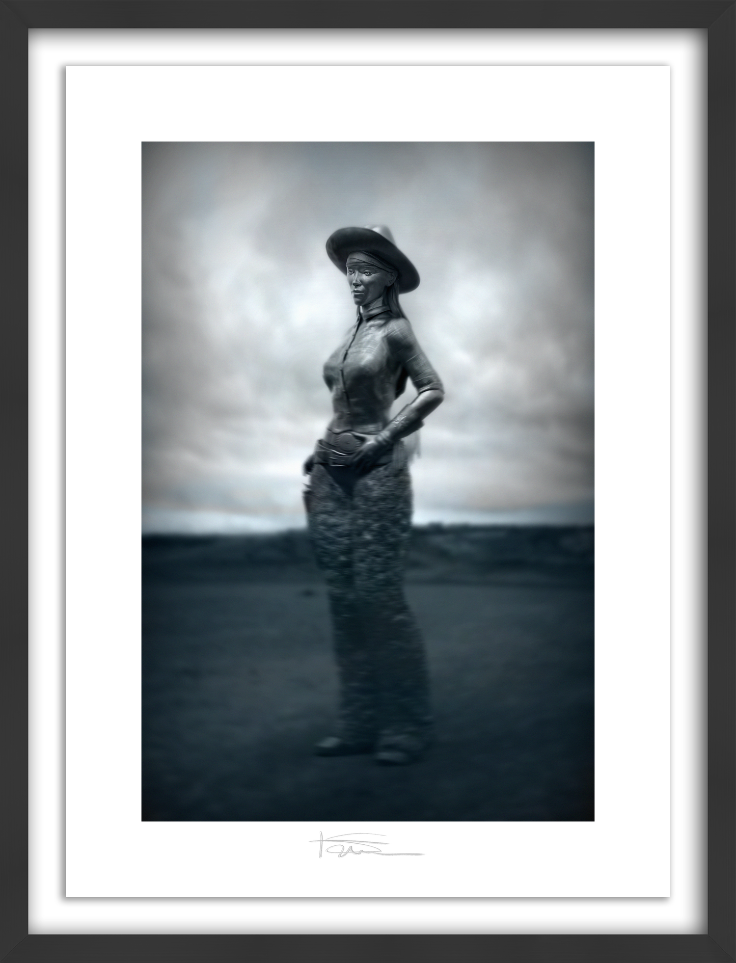 Wooly Girl Silver 22" x 16"