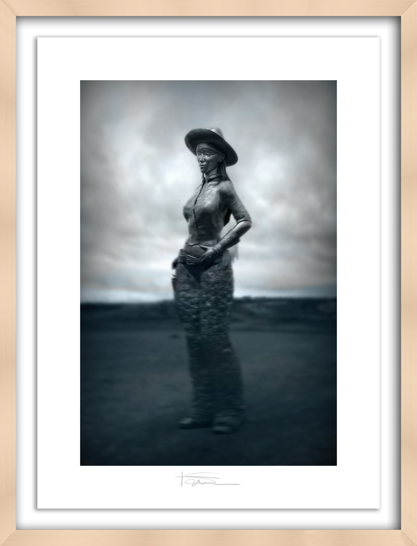 Wooly Girl Silver 22" x 16"