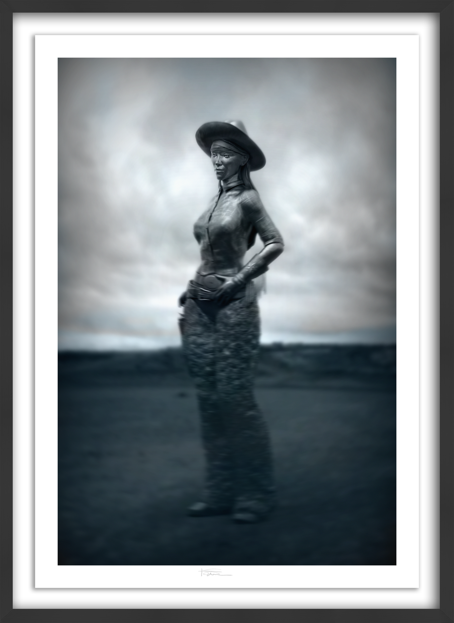Wooly Girl Silver 49" x 34"
