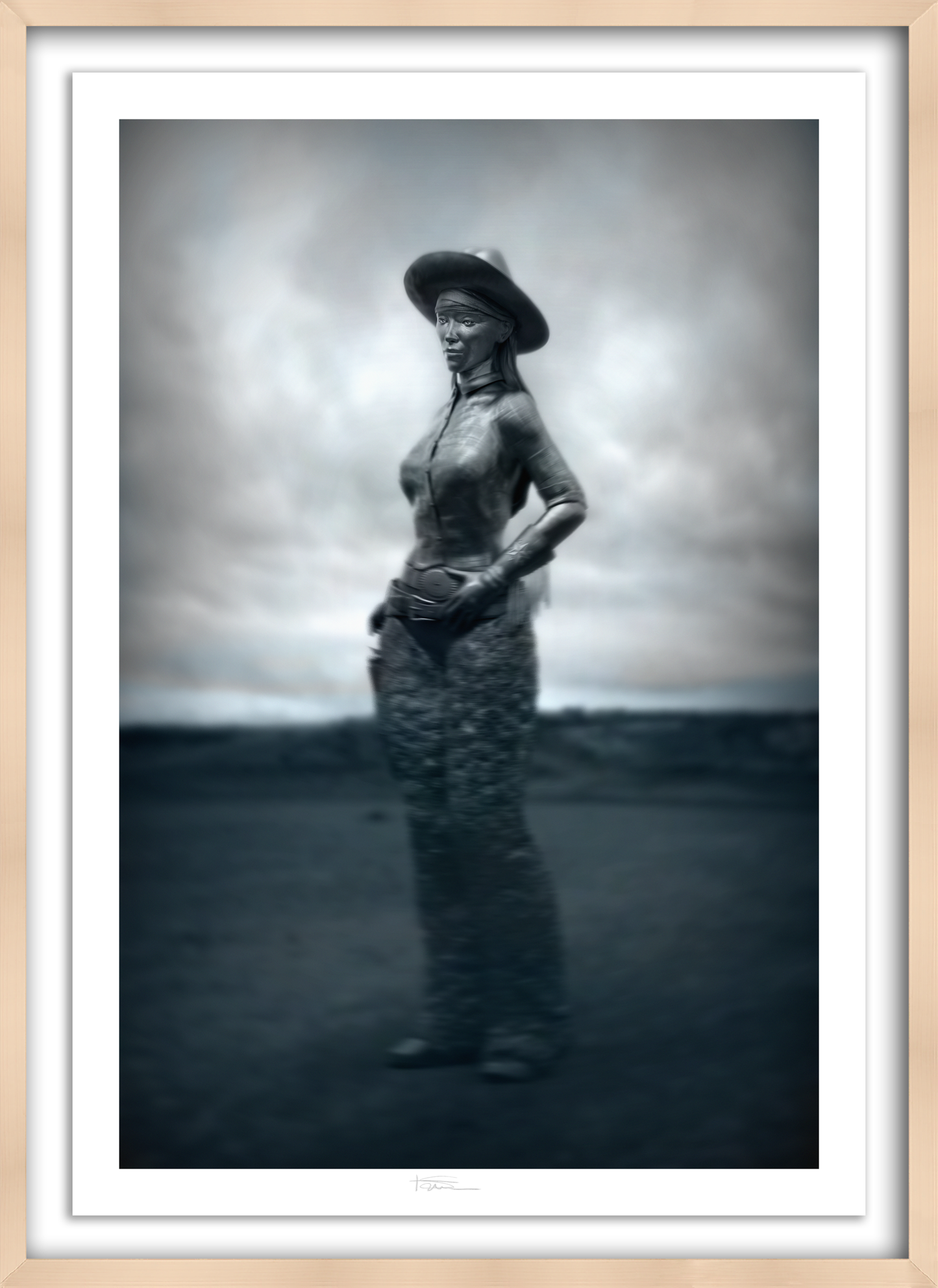 Wooly Girl Silver 49" x 34"