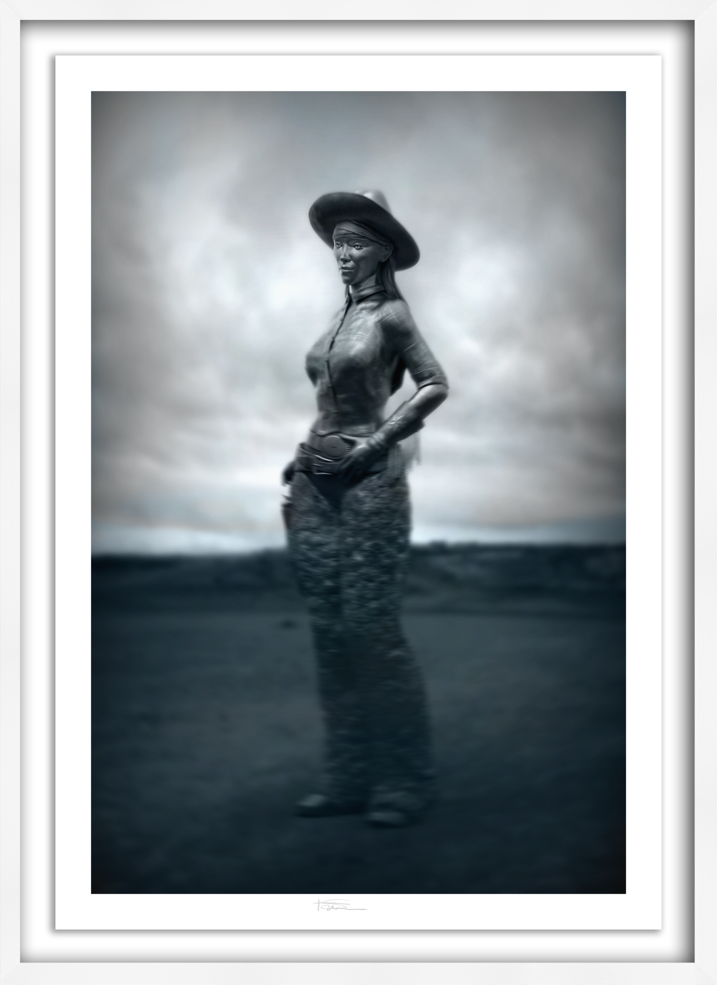 Wooly Girl Silver 49" x 34"