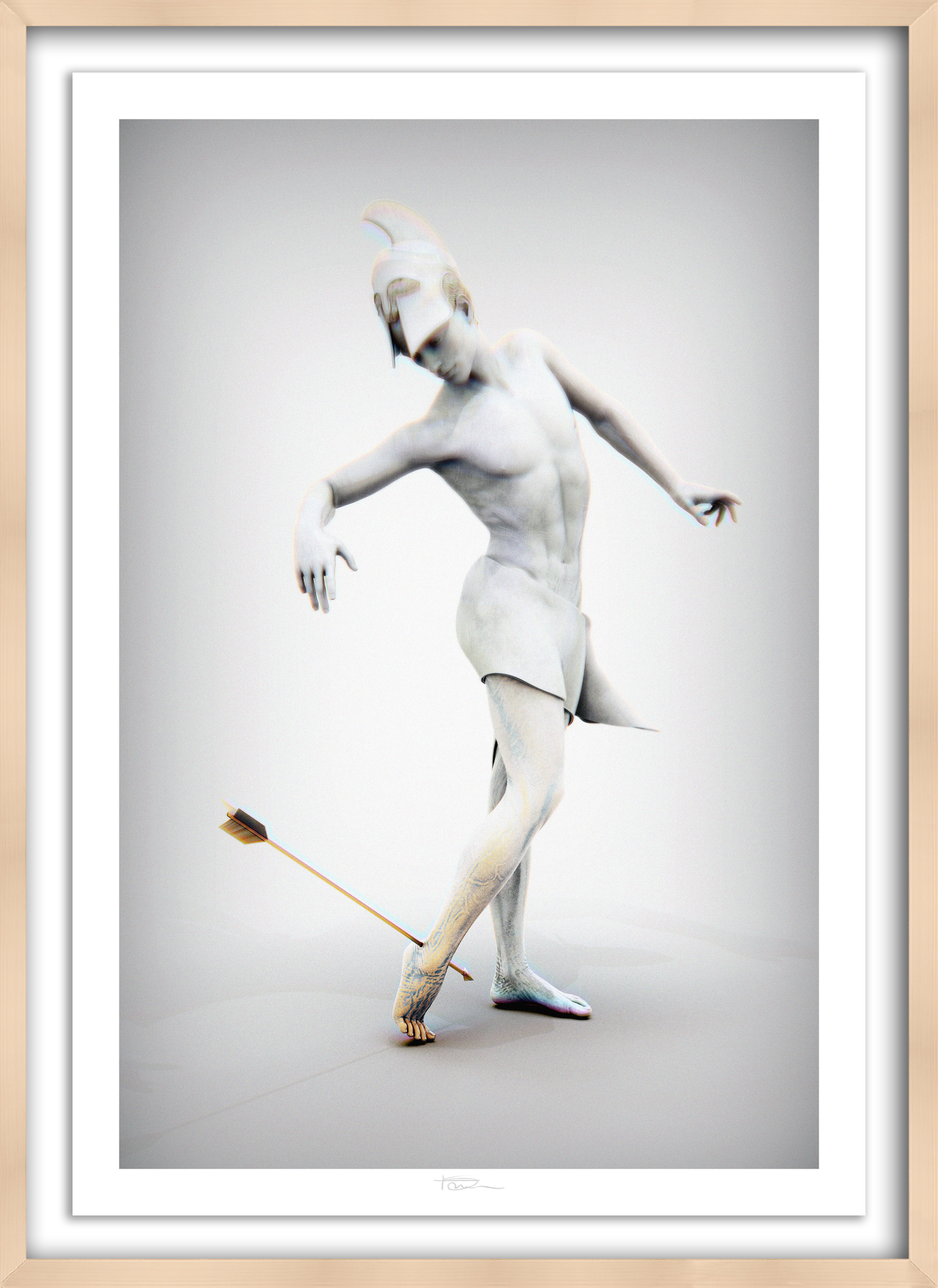 The Myrmidon Graphite 49" x 34"