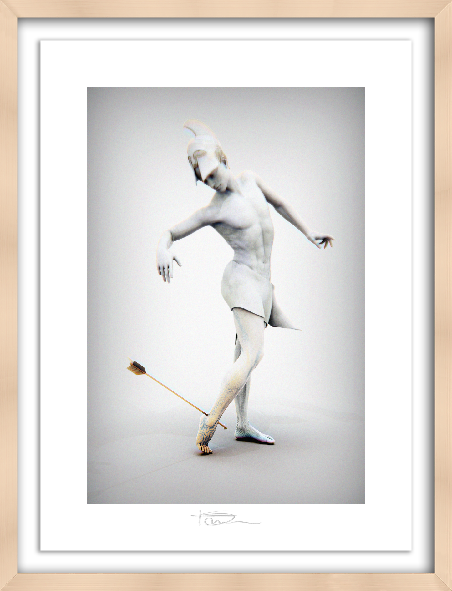 The Myrmidon Graphite 22" x 16"