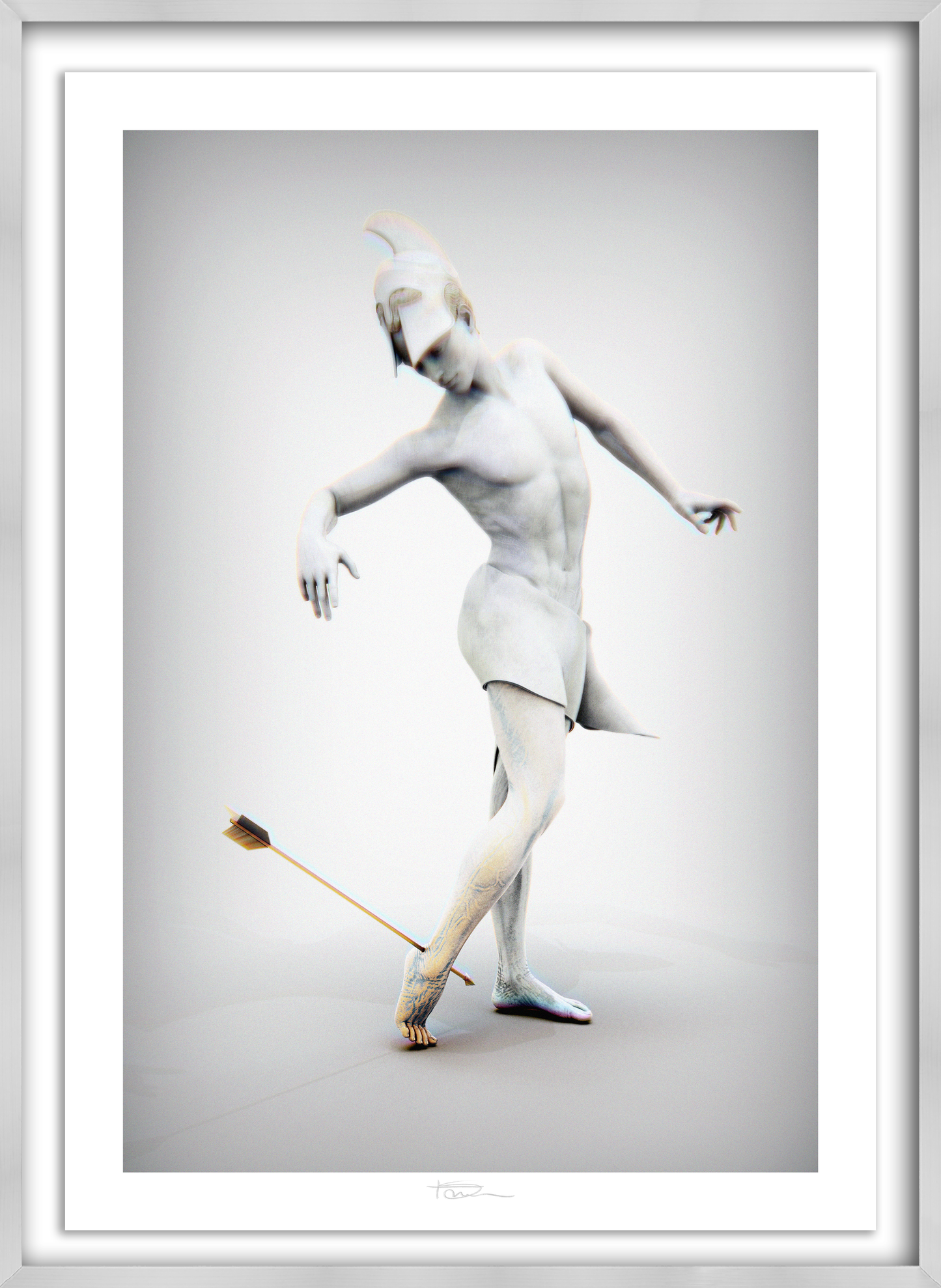 The Myrmidon Graphite 40" x 28"