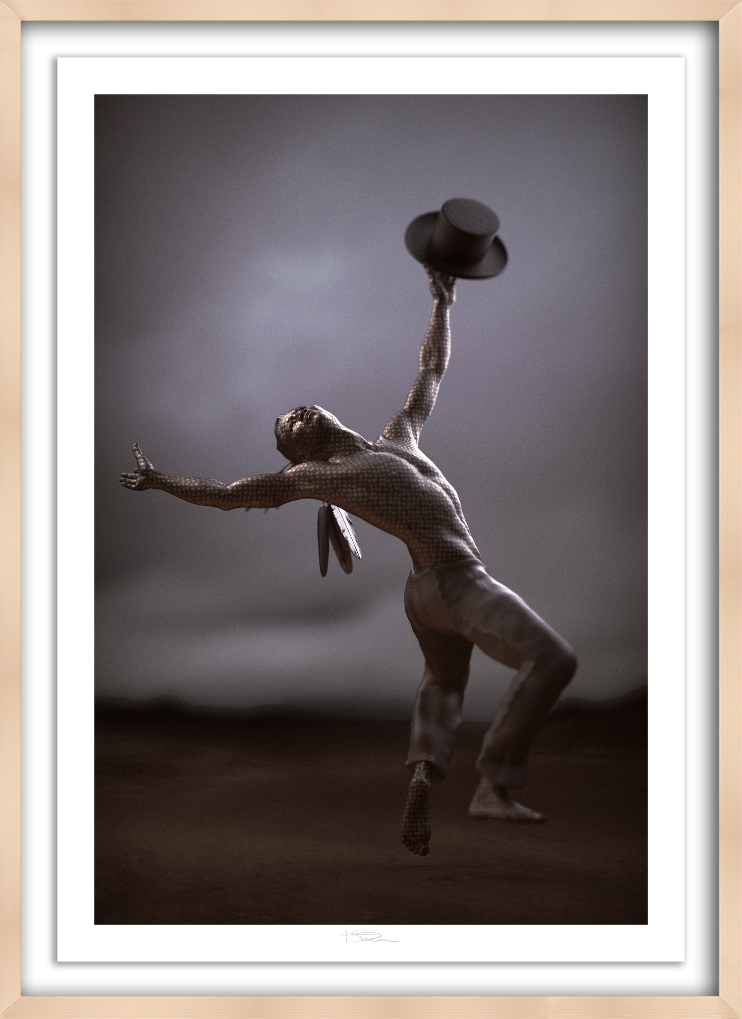 The Heyoka Silver 49" x 34"